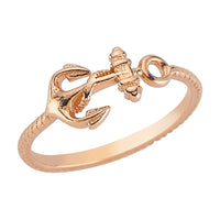 Anchor Midi Ring - amoriumjewelry