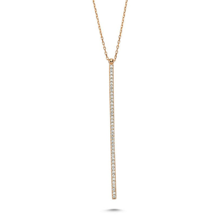 Line Necklace - amoriumjewelry