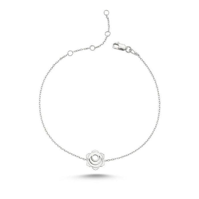Sacral Chakra Silver Bracelet - amoriumjewelry