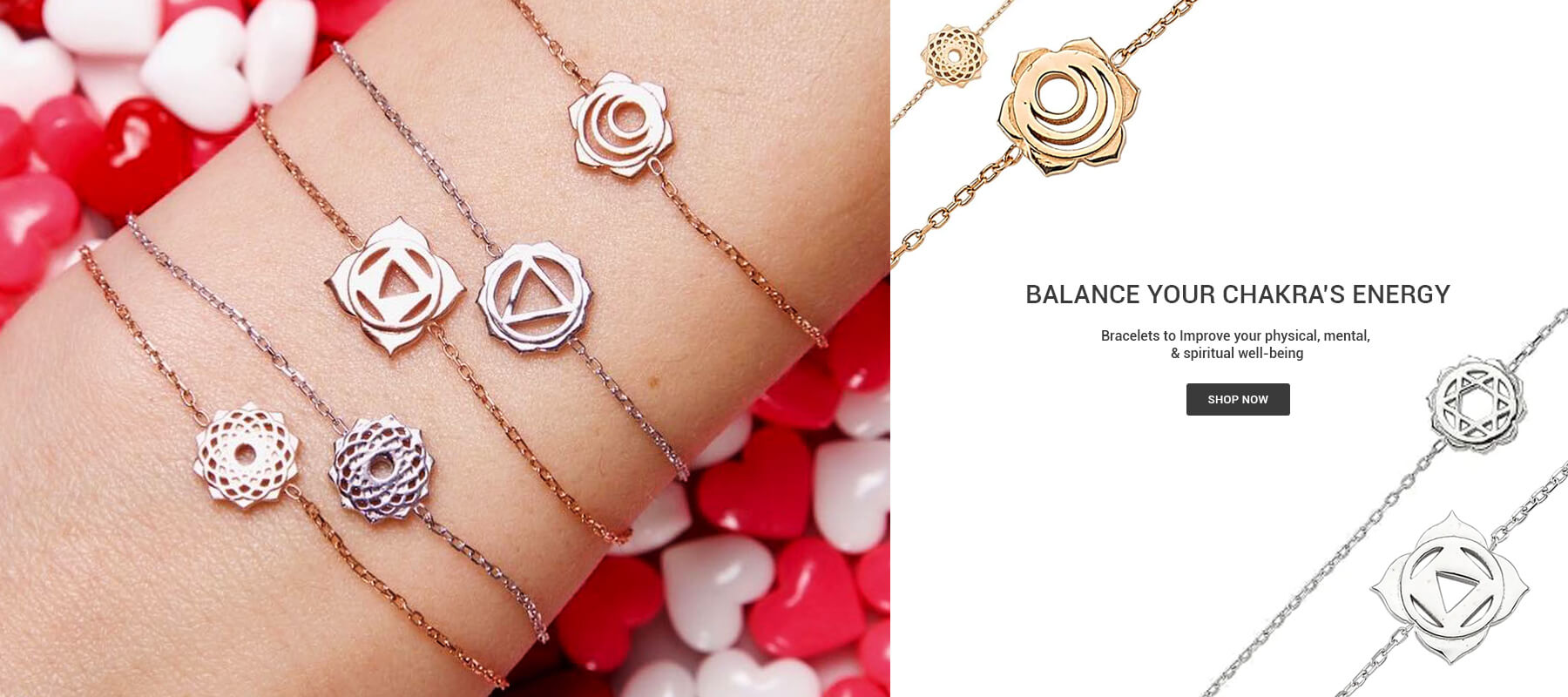 Amorium Chakra Bracelets Collection - Balance Your Energy with Sterling Silver Chakra Jewelry