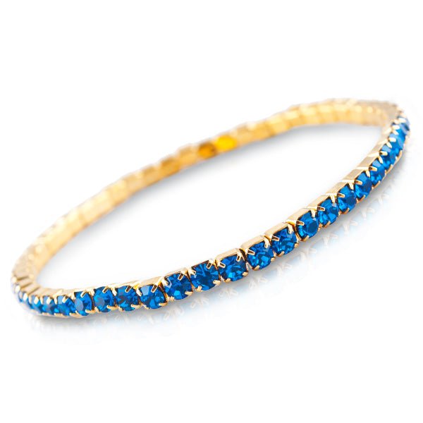 Blue Crystal Bracelet - amoriumjewelry