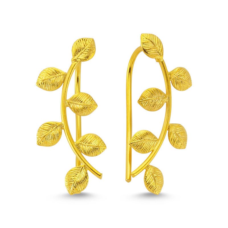 Brass Athena Ear Cuff Earrings - amoriumjewelry