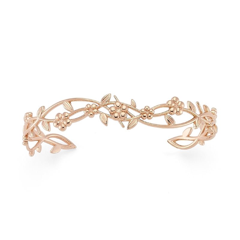 Cherry Blossom Bracelet in Rose Gold - amoriumjewelry