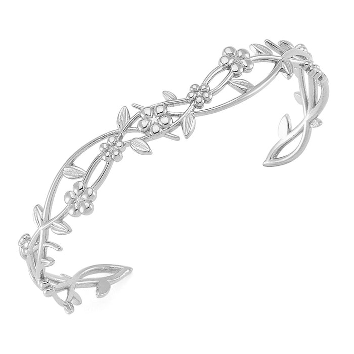 Cherry Blossom Bracelet in silver - amoriumjewelry