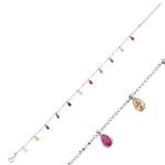 Colorful Drop Anklet - amoriumjewelry