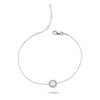 Crown Chakra Silver Bracelet - amoriumjewelry