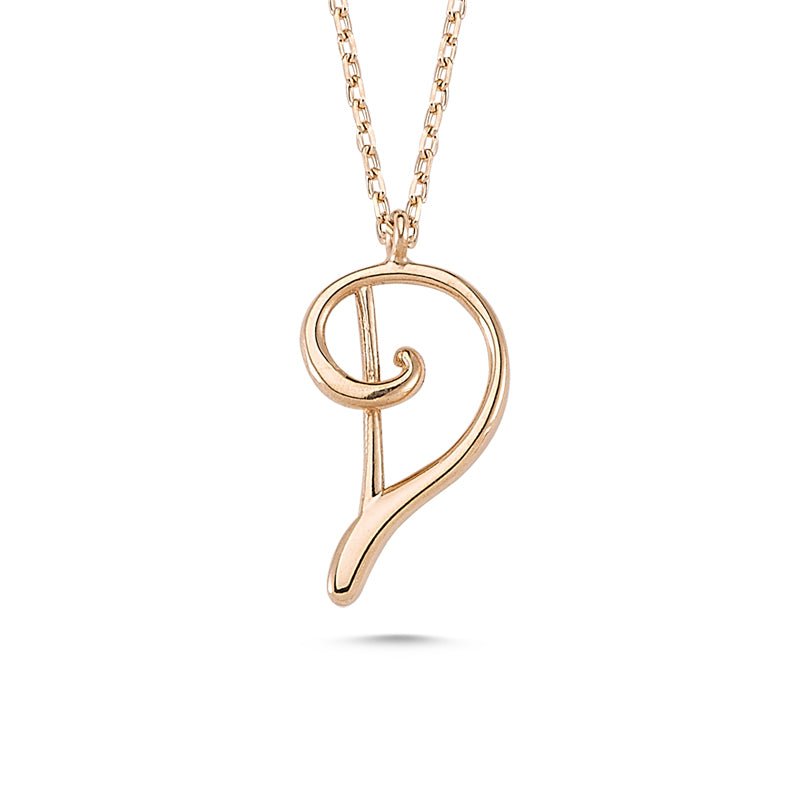 D Initial Necklace - amoriumjewelry