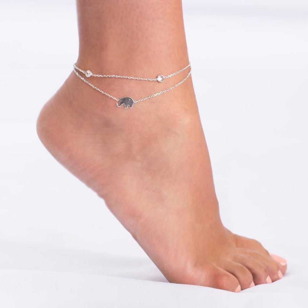 Elephant Anklet - amoriumjewelry
