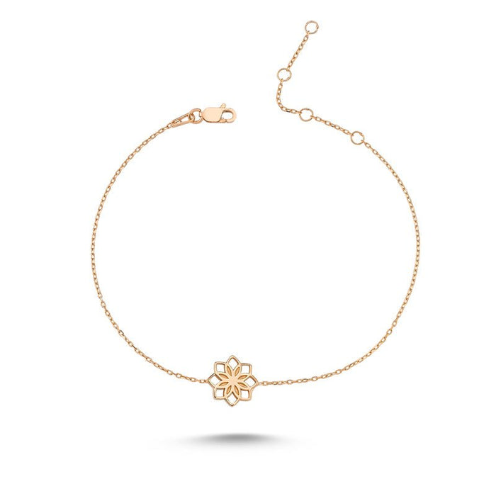 Rose Gold Flower of Life Bracelet - amorium jewelry