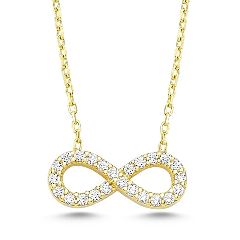 Gold Infinity Necklace - mini - amoriumjewelry