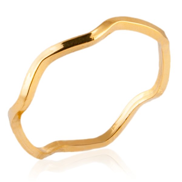 Gold ZigZag Ring-2 - amoriumjewelry