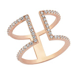 Ires Ring in Rose Gold - amoriumjewelry