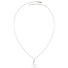 L Letter Mini Initial Silver Necklace - amoriumjewelry