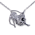 Leo Zodiac Silver Necklace - amoriumjewelry