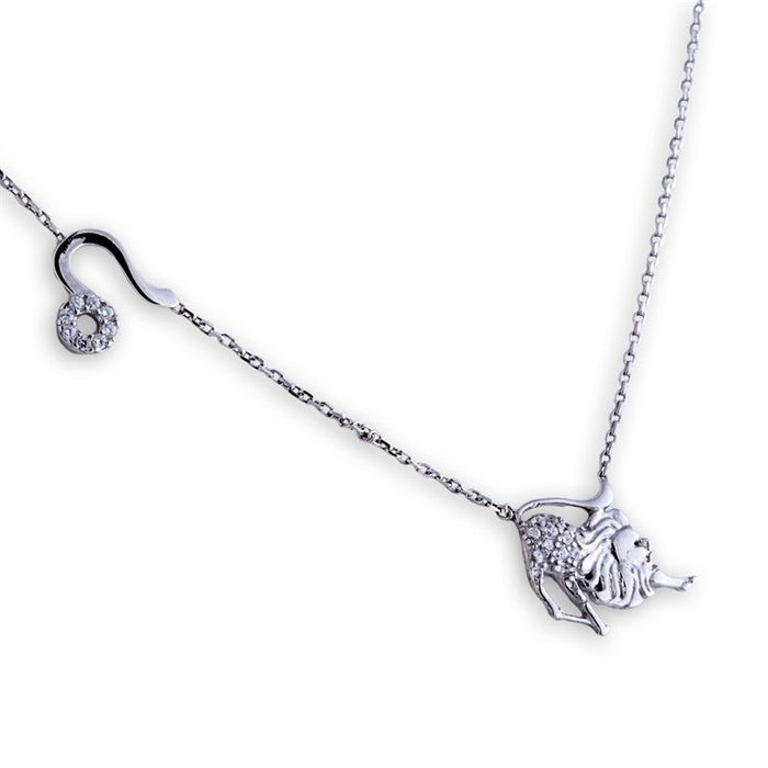 Leo Zodiac Silver Necklace - amoriumjewelry