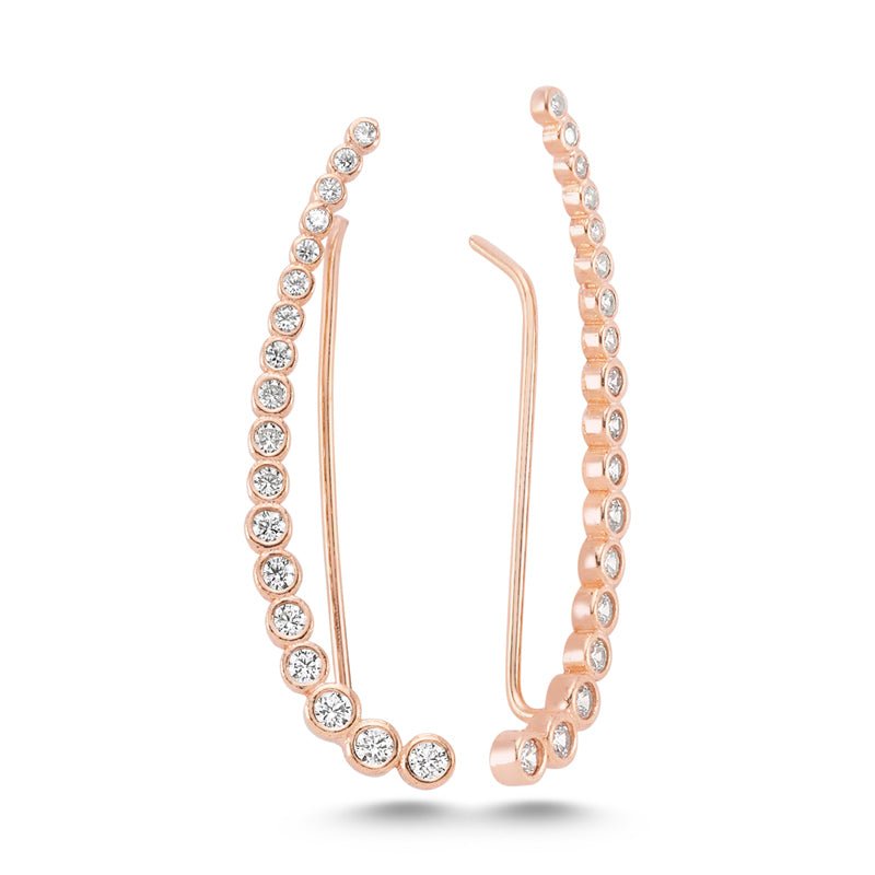 Lexi Ear Cuffs in Rose Gold - amoriumjewelry