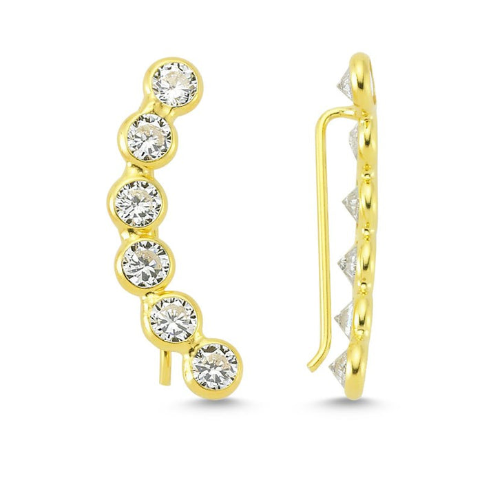 Line Ear Cuff in Gold - amoriumjewelry