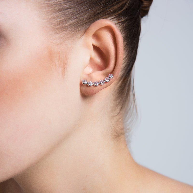 Line Ear Cuffs in Silver - amoriumjewelry