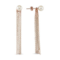 Lyra Pearl Fringe Earring - amoriumjewelry