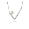 Lyra V Pearl Necklace - amoriumjewelry