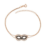 Mask Bracelet in Rose gold - amoriumjewelry