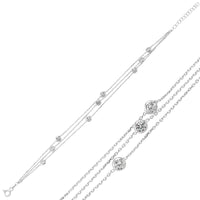 Mimosa Bracelet in Silver - amoriumjewelry
