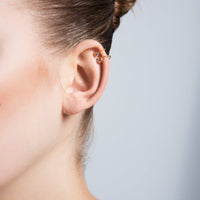 Mini Bezel Ear Cuff - amoriumjewelry