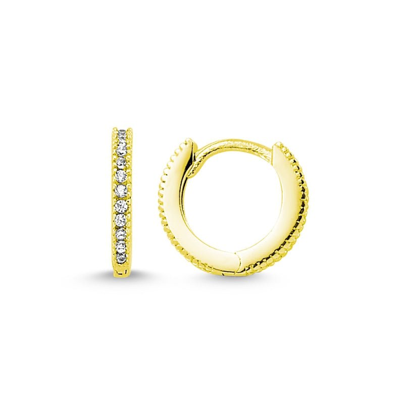Mini Gold Huggie Earrings - amoriumjewelry