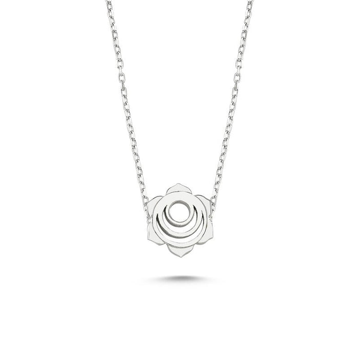 Sacral Chakra Silver Necklace - amoriumjewelry