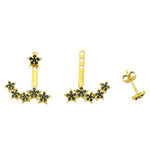 Star Ear Jacket in Gold - amoriumjewelry