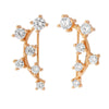 Sterling Silver Diamond Ear Cuff Earrings - amoriumjewelry