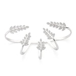 Sterling Silver Palm Hand Cuff - amoriumjewelry