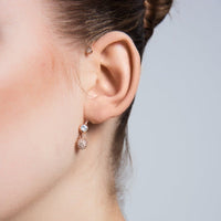 Sterling Silver Zoey Ear Cuff in Rose Gold - amoriumjewelry