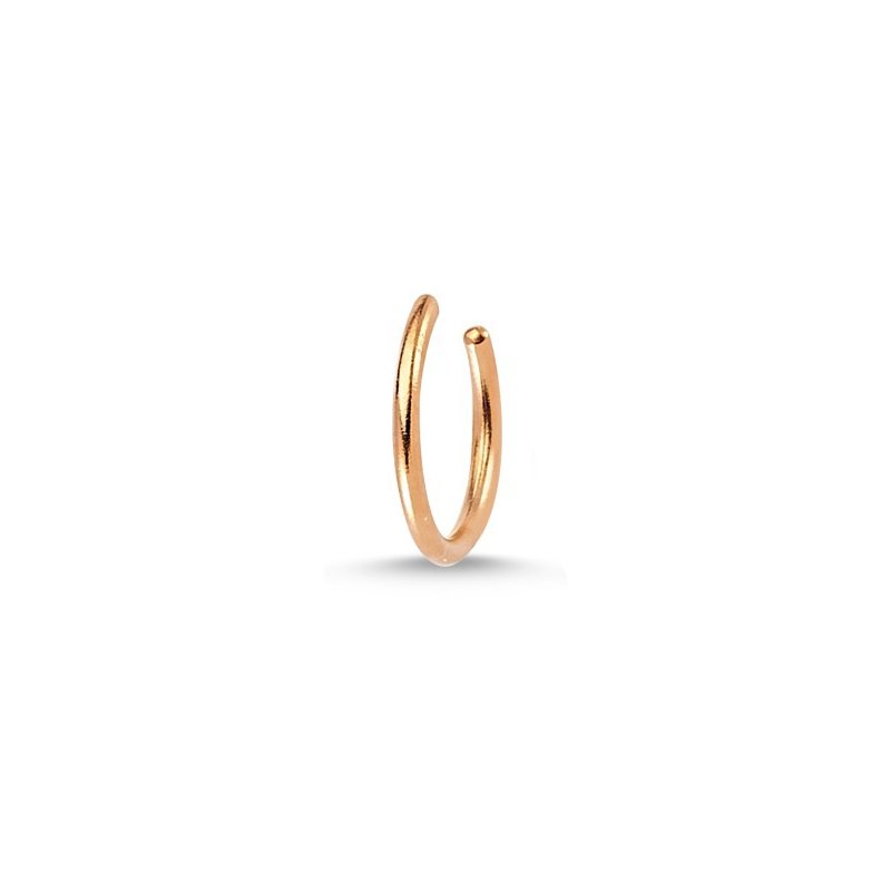 Thin Hoop Earrings in Rose Gold - amoriumjewelry