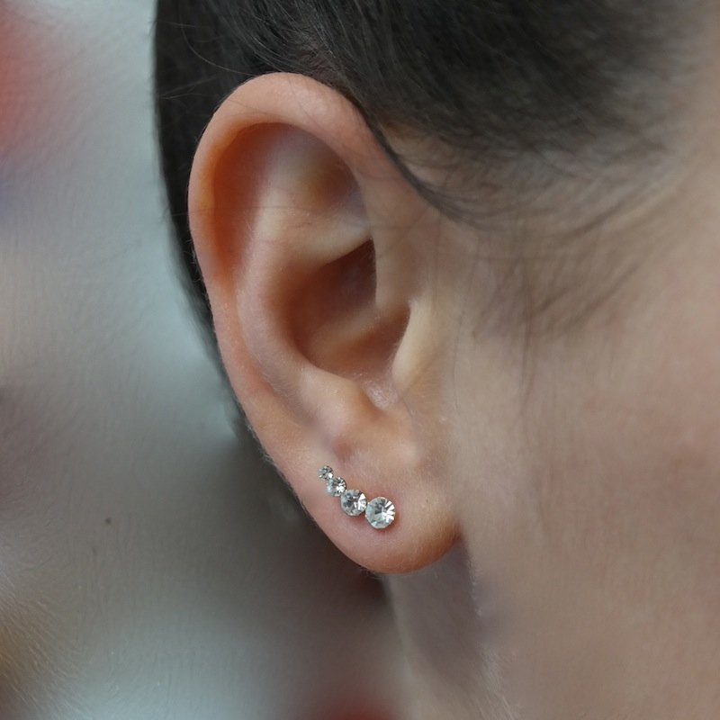 Three Rounds Ear Cuff - amoriumjewelry
