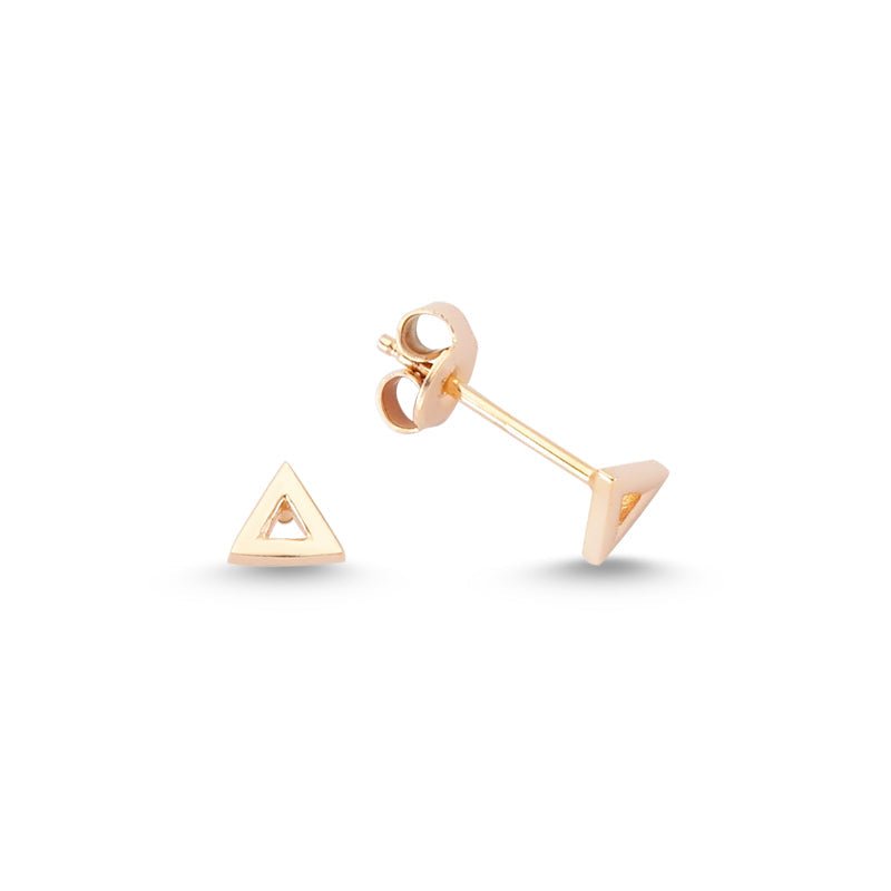 Triangle Stud Earrings - amoriumjewelry