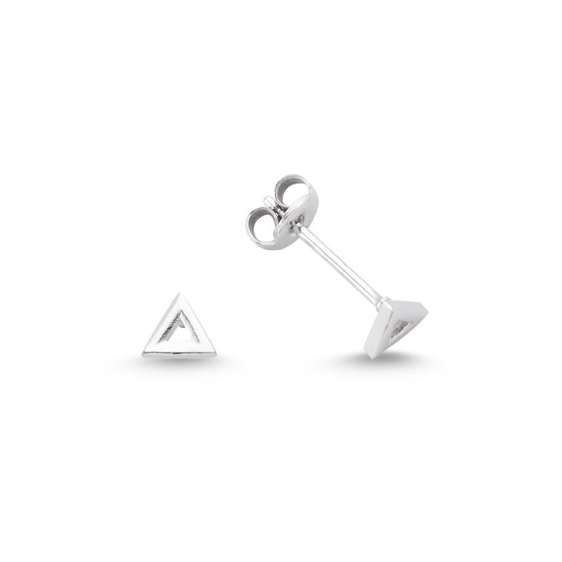 Triangle Stud Earrings - amoriumjewelry