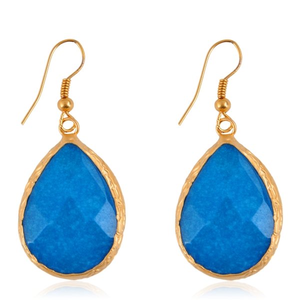 Turquoise Jade Earring - amoriumjewelry